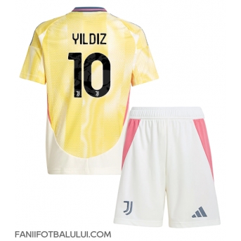 Juventus Kenan Yildiz #10 Echipament de Fotbal Replică 2024-25 Copii Deplasare (+ Șorturi)